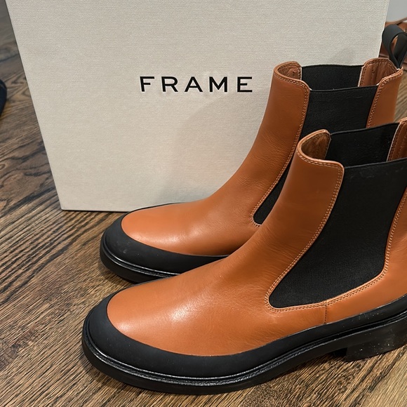 Frame Le Holland Boot tobacco size 38 1/2 - Picture 3 of 13